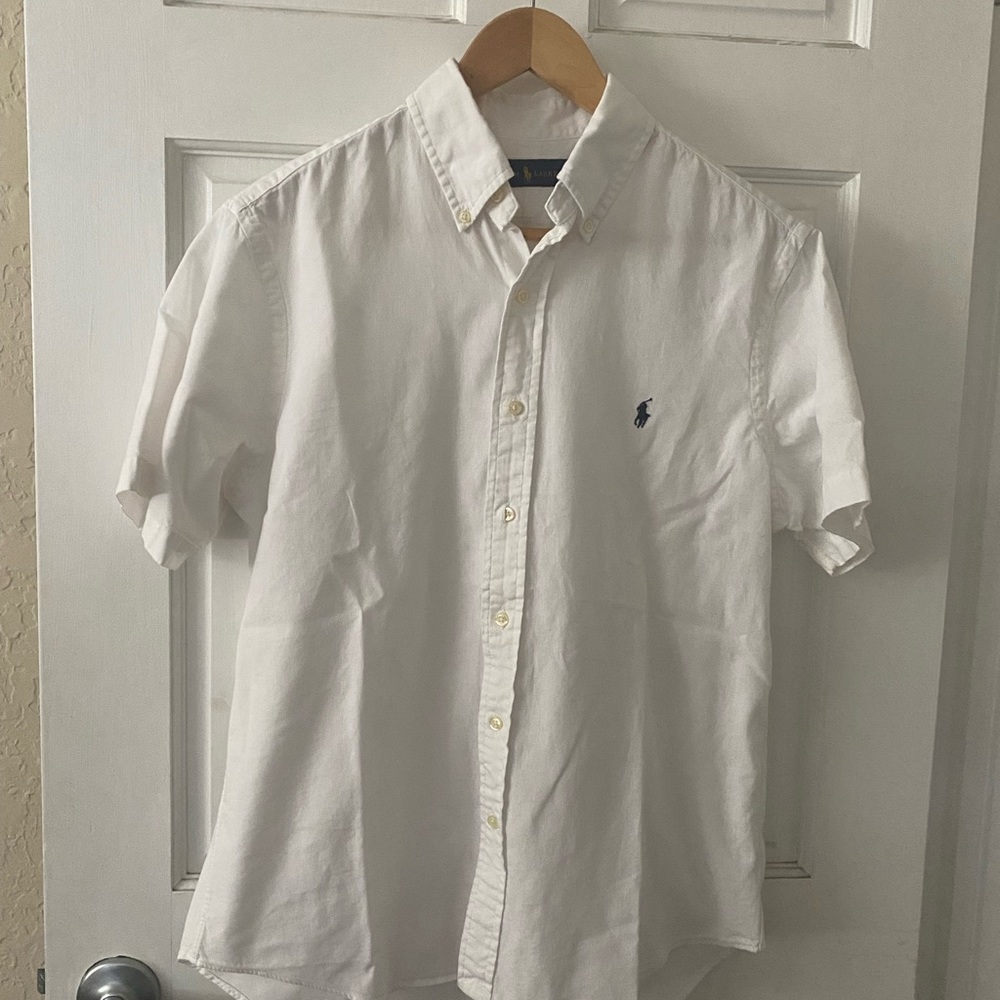 Ralph Lauren, Men’s casual white twill button down